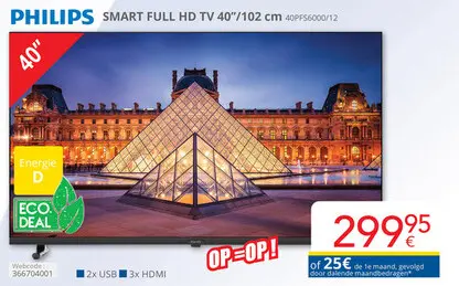 Promotie: Smart full hd tv