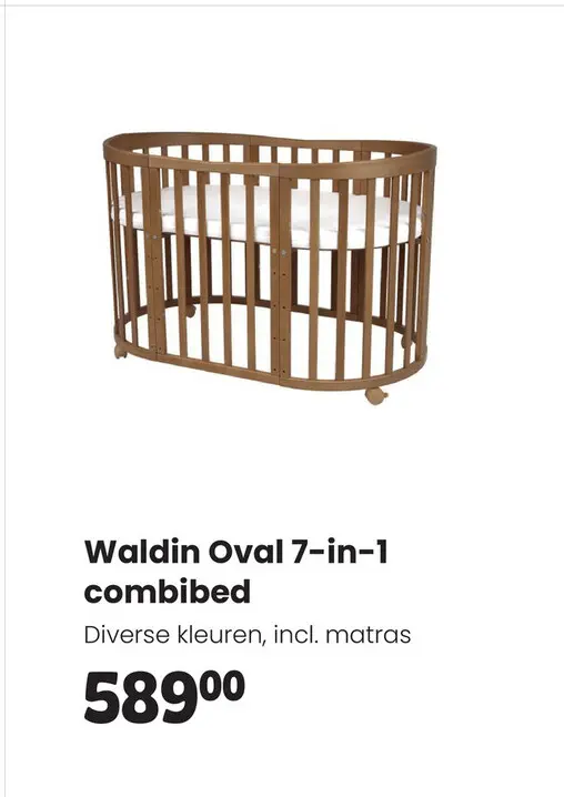 Aanbieding: Waldin Oval 7-in-1 combibed