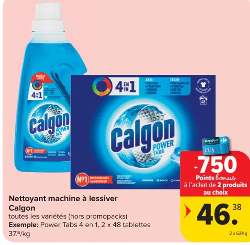 Offre: Nettoyant machine à lessiver