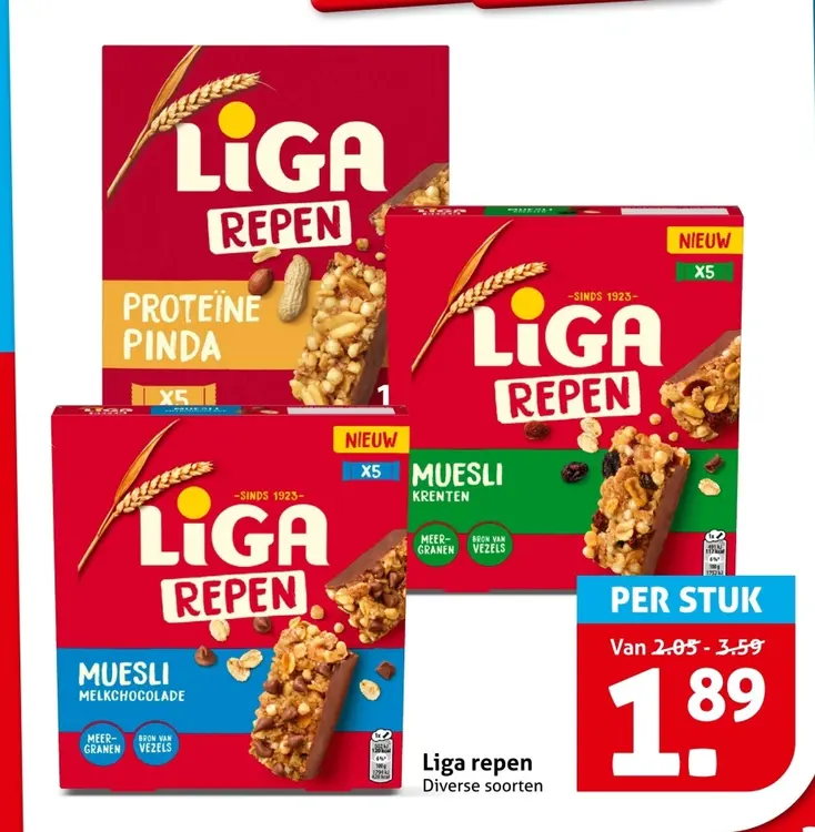 Aanbieding: Liga repen