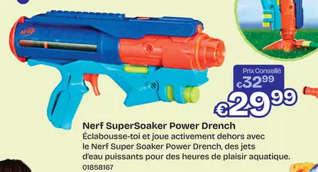 Offre: Nerf Hasbro Waterpistool Nerf SuperSoaker Power Drench