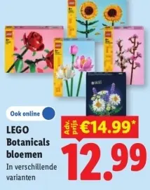 Aanbieding: LEGO Botanicals bloemen
