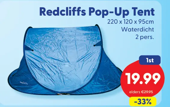 Aanbieding: Redcliffs Pop-Up Tent