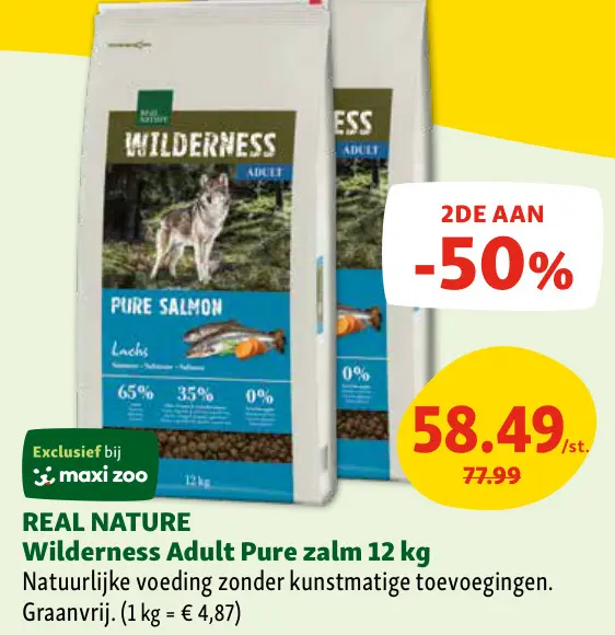 Aanbieding: Wilderness Adult Pure zalm