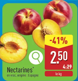 Offre: Nectarines