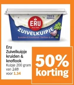 Aanbieding: Zuivelkuipje kruiden & knoflook