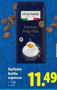 Promotie: Italiamo Koffie espresso