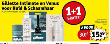 Aanbieding: Gillette Intimate en Venus voor Huid & Schaamhaar