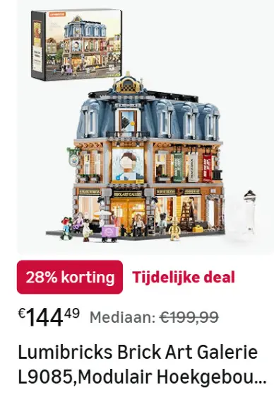 Aanbieding: Brick Art Galerie L9085, Modulair Hoekgebouw