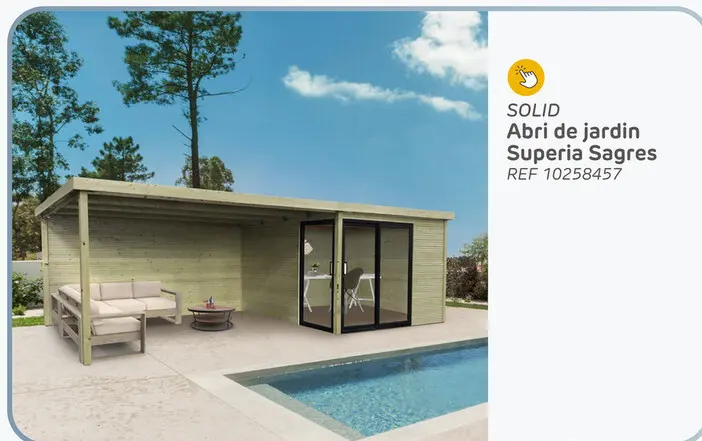 Offre: Abri de jardin Superia Sagres