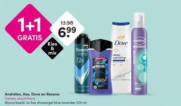 Aanbieding: Andrélon, Axe, Dove en Rexona