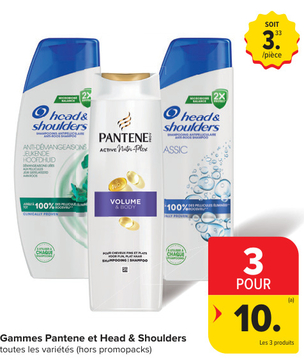 Offre: Gammes Pantene et Head & Shoulders