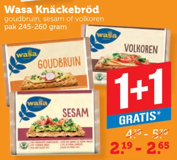 Aanbieding: Wasa Knäckebröd
