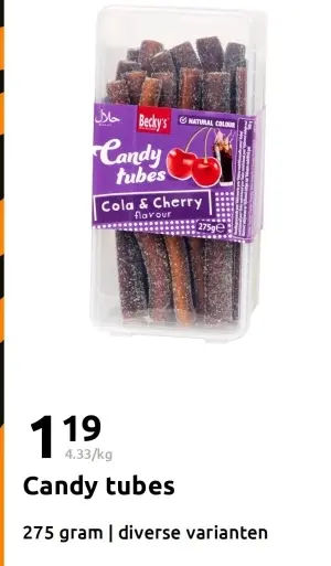 Aanbieding: Candy tubes