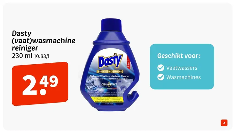 Aanbieding: (vaat)wasmachine reiniger