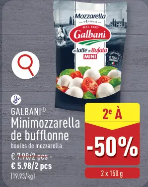 Offre: Minimozzarella de bufflonne