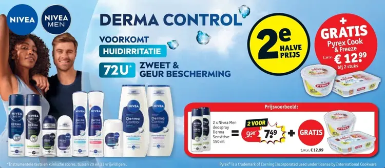 Promotie: Nivea Men deospray Derma Sensitive