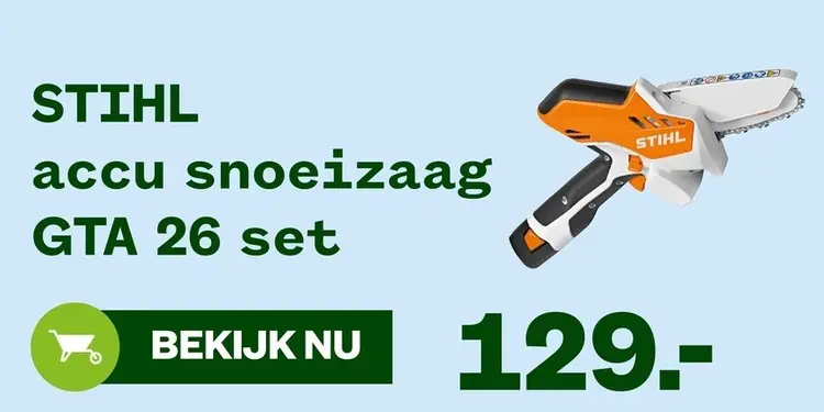 Aanbieding: STIHL accu snoeizaag GTA 26 set
