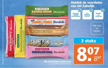 Aanbieding: Barebells protein bars