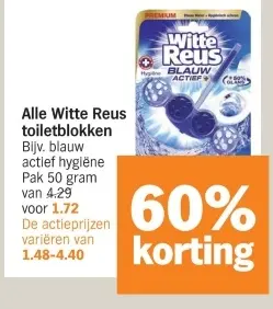 Aanbieding: Alle Witte Reus toiletblokken