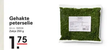 Aanbieding: Gehakte peterselie