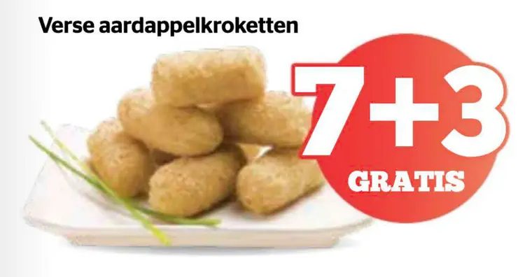 Promotie: Verse aardappelkroketten