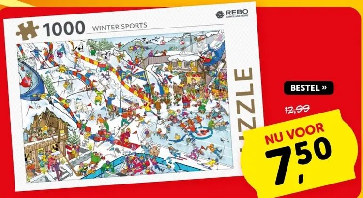 Aanbieding: Winter sports puzzel