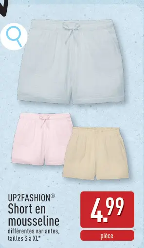 Offre: Short en mousseline