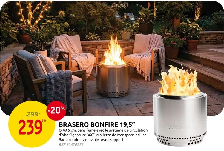Offre: Brasero Bonfire 19,5"