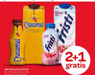 Aanbieding: Chocomel of Fristi