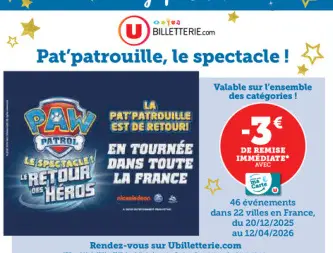 Offre: Pat'patrouille, le spectacle!
