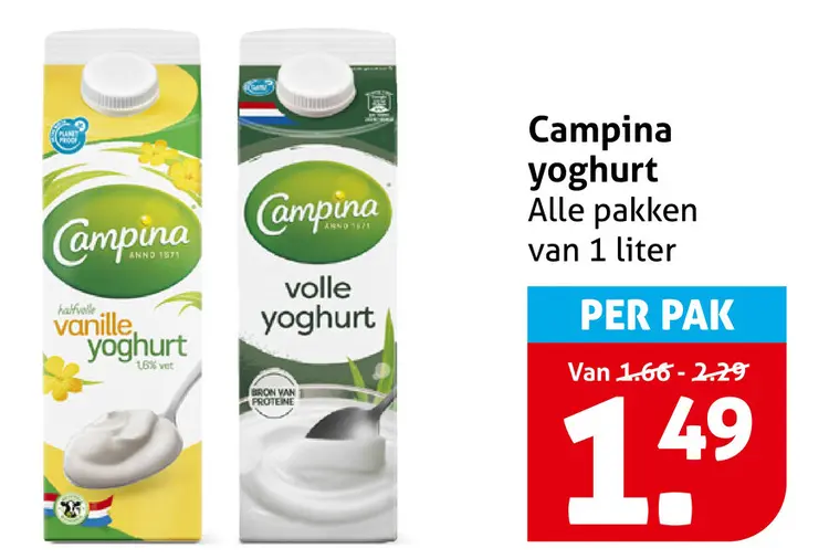 Aanbieding: Yoghurt