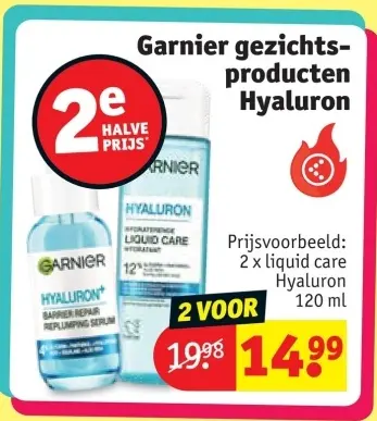 Aanbieding: Garnier gezichtsproducten Hyaluron