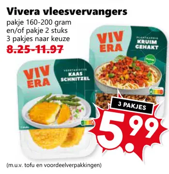 Aanbieding: Vivera vleesvervangers