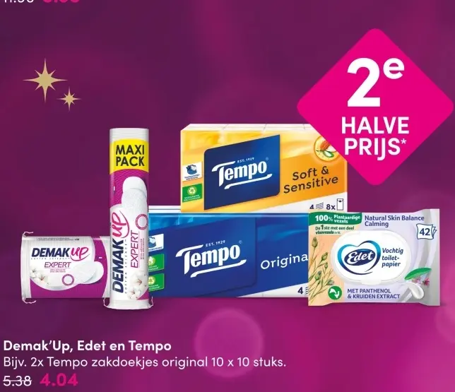 Aanbieding: Demak'Up, Edet en Tempo