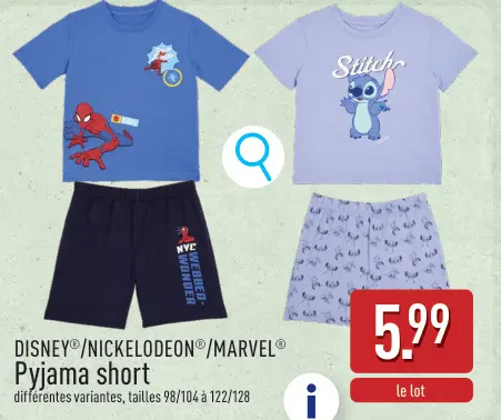 Offre: Pyjama short