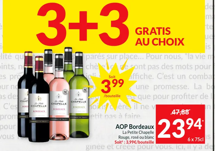 Offre: AOP Bordeaux La Petite Chapelle