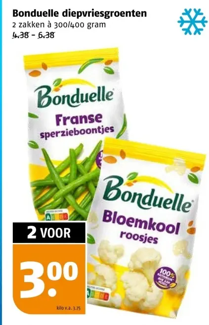 Aanbieding: Diepvriesgroenten