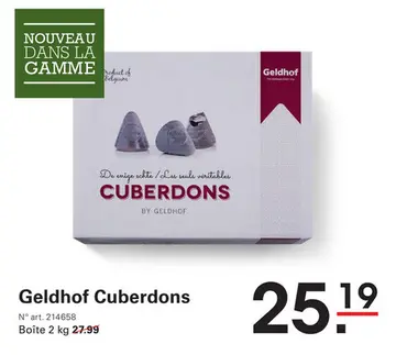 Offre: Geldhof Cuberdons