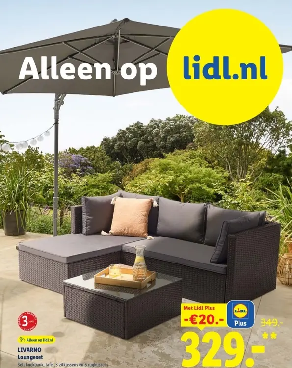 Aanbieding: Loungeset