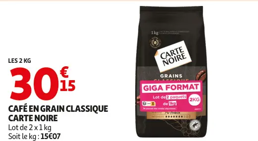Aanbieding: Café en grain classique