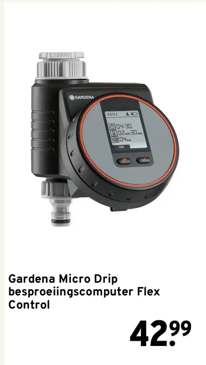 Aanbieding: Micro Drip besproeiingscomputer Flex Control
