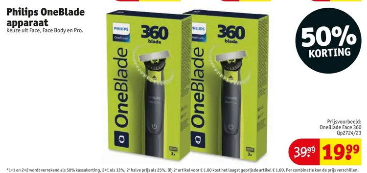 Aanbieding: OneBlade apparaat