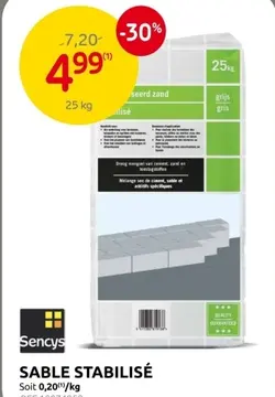 Offre: Sable stabilisé