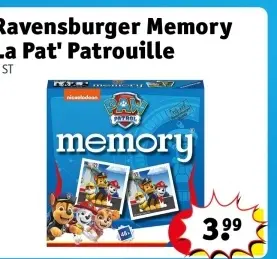 Offre: Ravensburger Memory 'La Pat' Patrouille
