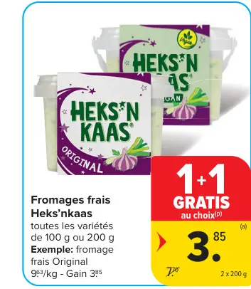 Offre: Fromages frais