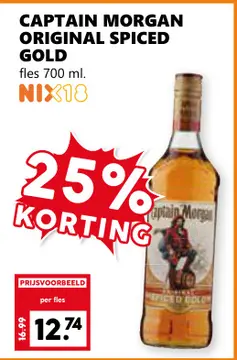 Aanbieding: Captain morgan original spiced gold
