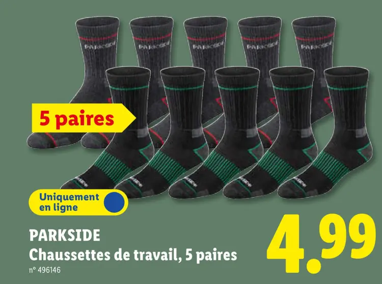 Offre: Chaussettes de travail