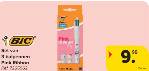 Promotie: Set van 3 balpennen