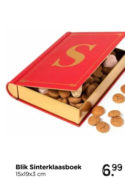 Aanbieding: Blik Sinterklaasboek